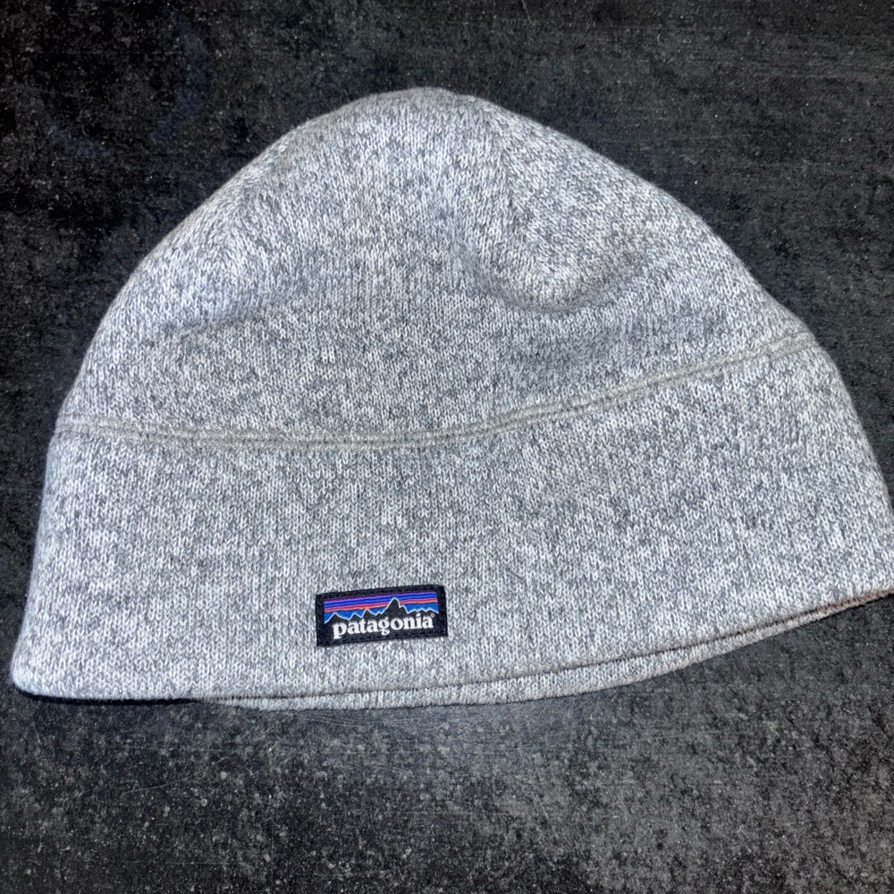 Patagonia Heather Gray Knit Hat - Picture 1 of 1